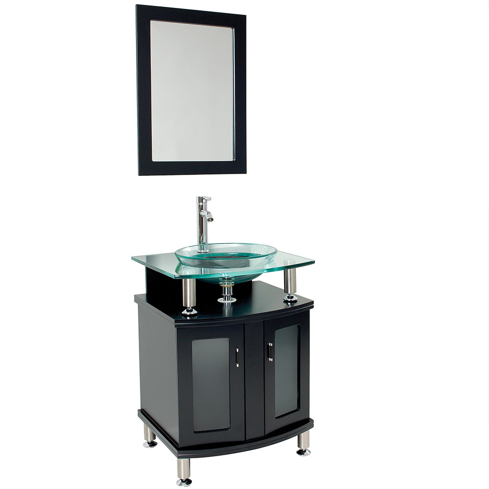 Fresca Contento 24 Espresso Modern Bathroom Vanity W Mirror Cabinet Champ