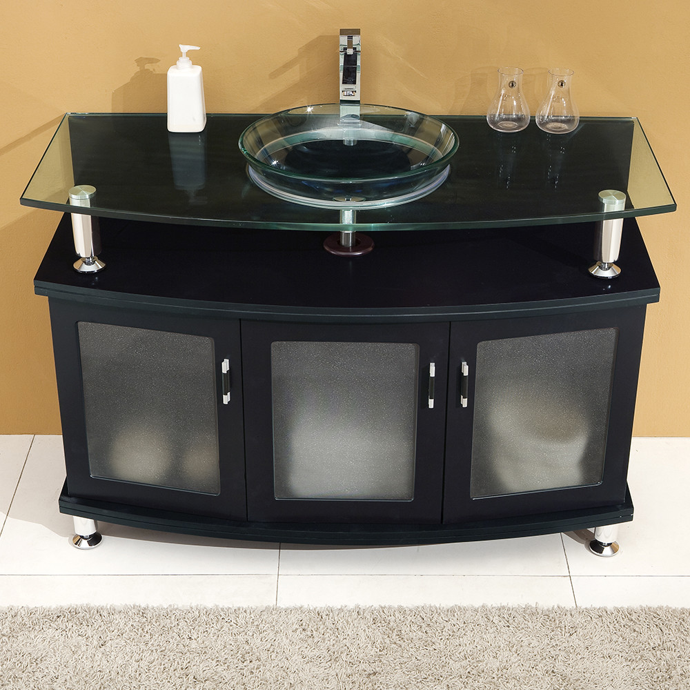 Fresca Contento 48 Espresso Modern Bathroom Vanity W Mirror Cabinet Champ